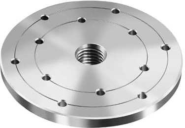 Sharplace Planscheibe für Holzdrehbank, Planscheibe für Holzbearbeitungsmaschinen, Spannfutter-Planscheibe, Teil aus legiertem Stahl, Ersatzspindelgewinde für, 6 Zoll