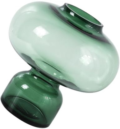 IMIKEYA Glasblumentopf Im Kürbisdesign Dekorative Haushaltsvase Blumenvase Aus Glas Praktische Bürodekor Vasendekor Für Blumenarrangements
