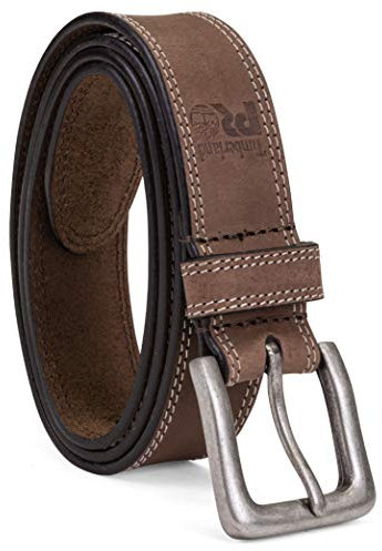Timberland PRO Men's 38mm Boot Leather Belt, Brown, 32