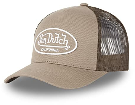 Von Dutch Casquette Homme & Femme, Trucker LOFB, Marron B3