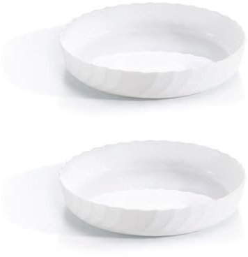 Luminarc Trianon 2 Fuente Redonda Opal 26cm Opal Apto Microondas Apto Horno Reciclable