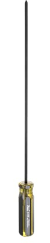QUARKZMAN Cacciavite A Croce Lungo Phillips 12 Asta CR-V Testa Magnetica Per Riparazioni Industriali E Automobilistiche Nero