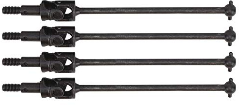 AOWINHIT Eje Pivotante de Acero Robusto, Eje de Transmisión CNC Preciso para Automóvil RC HSP 94111 1/10 para Aficionados a los Automóviles RC (Negra)