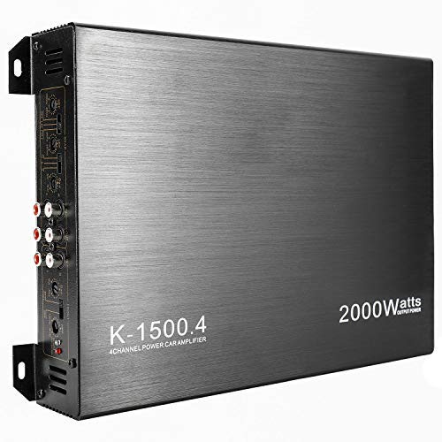 K-1500 2000W Watt 12V 4 Canali Classe AB Stereo Auto Amplificatore Audio Amplificatore di Potenza