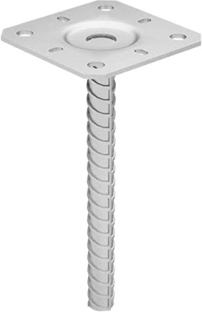 Stützfuß für Pergola / Pavillon, verzinkt, 130 x 130 mm