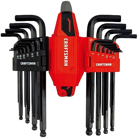 CRAFTSMAN Universal L-to-T Allen Wrench Hex Key Set, 20 Piece (CMHT26028)