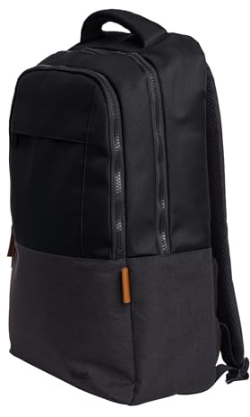Trust Lisboa Zaino per Laptop 16 Pollici, Zaino Porta PC 23 Litri, Nero