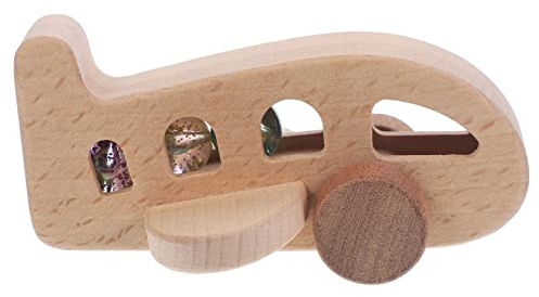 Abaodam Spielzeugflugzeug Aus Holz Mit Murmeln Für Kleinkinder Von Jahren Flugzeugmodell Zum Halten Und Trainieren Der Handmuskulatur Langlebig Und Sicher Für Langzeitgebrauch