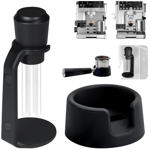 Espresso WDT Tool,Tamper Base Compatible with Ninja Espresso Machine ES601 | Compatibility Food‑grade Material Strong Magnetic Mount Bracket Space-saving Stable Anti-Slip Design Easy to Clean
