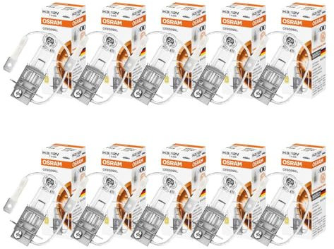 10x Osram Glühbirne Original H3 12v 55w Pk22s Fernscheinwerfer