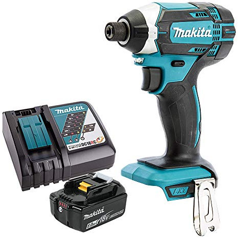 Makita DTD152 LXT 18v Impact Driver Body with 1 x 6Ah Battery & Charger