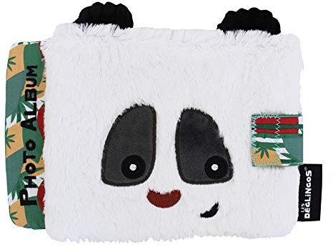 Les Déglingos Rototos le panda - Álbum de fotos, ultra suave, juguete educativo, adecuado desde el nacimiento, color blanco