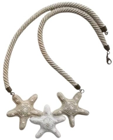 collier au crochet étoile de mer