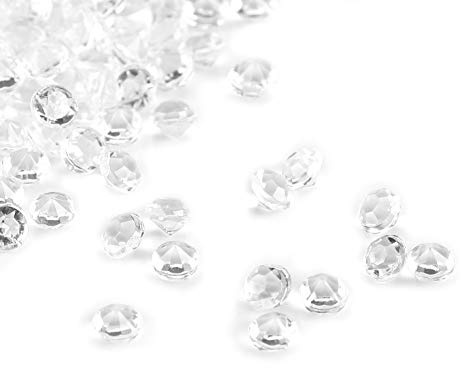 Diamanti Acrilici 1000 Pezzi 3mm Cristalli di Coriandoli Sparsi per Decorazioni Centrotavola da Tavola, Perline Decorative Chiaro per Decorazioni di Tavola di Nozze, per Tavola da Matrimonio