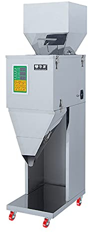 10~999g Powder Filling Machine Particle Weighting Filling Machine Automatic Bottle Bag Powder Filler Filling Packing Machine for Tea Seeds Grains Powder Stainless Steel
