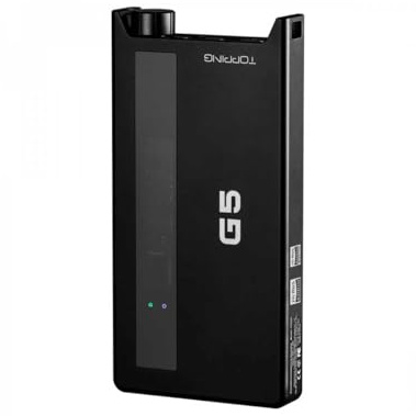 TOTAUDIO Topping G5 Hi-Res tragbarer Verstärker und DAC Kompaktbauweise, DAC ES9068AS Chip, Schwarz