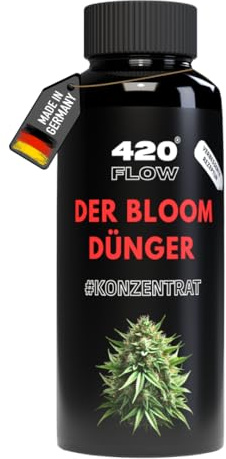 420Flow® Cannabis Bloom Dünger – Stärkt & fördert prächtige Blüten – Einfache Anwendung für spektakuläre Ergebnisse (500ml)