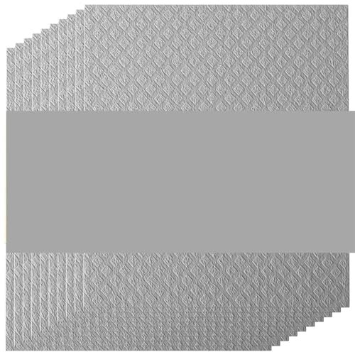 EVNFHCEJ Paño de Limpieza 10 Uds paño de Limpieza mágico paño de Cocina Esponja Toalla de Cocina Toalla de Lavado Reutilizable paño de Cocina Absorbente paño for Platos de gofres(Gray 10PCS)