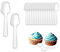 GVSS 240 Pièces Cuillères en Transparent 7,5cm, Petites Cuillères à Dessert en Plastique,Mini Cuillères de Dégustation Réutilisables,pour Crème Glacée,Yaourt,Fêtes et Mariages
