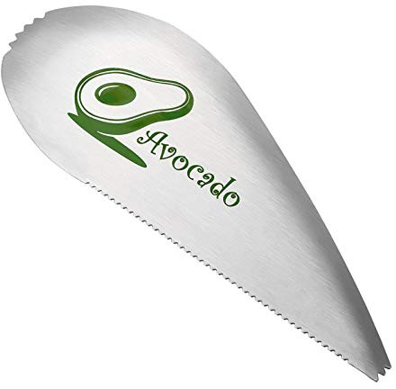 Tagliabocconcini per avocado 3 in 1 acciaio tolpit divider scoop utensile tagliere multifunzione cucina uso quotidiano pelare togliere il nocciolo tagliare la frutta utile nella preparazione di insala