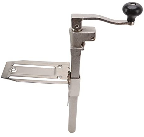 TIKATARER Apriscatole Piccolo e Resistente, Apriscatole da Tavolo Antiruggine, Strumento per Aprire Lattine da con Base a Vite, Ideale per Hotel, Catering Commerciale, Ristoranti e Bar