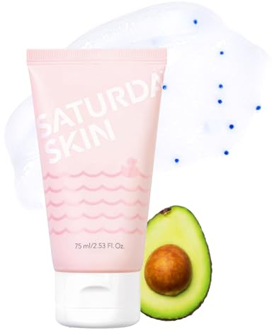 Saturday Skin Rub-A-Dub Refining Peel Gel Facial Cleansing Gels, Facial Polishes Washes with Natural Fruit Enzymes, Gentle Exfoliator Scrub for All Skin Types, Korean Skin Care (2.53 Fl. Oz. (75ml))