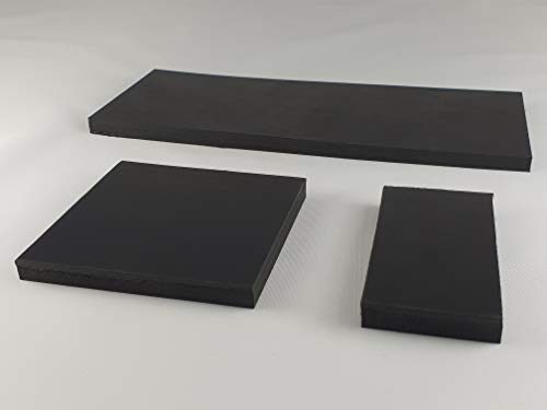 Lot de 5 tapis en caoutchouc 80 x 120 mm / 8 mm d'épaisseur Tapis anti-vibration pour machine à laver/mixeur haute performance