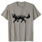 Jagd Fuchs Wald Silhouette Jäger T-Shirt