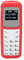 Mini Mobile Cell Phone Small Mobile Phone Bluetooth Headset Dialer with Ear Hook Support SIM 0.66inch, Support SIM Card and Dialing Number (Red)