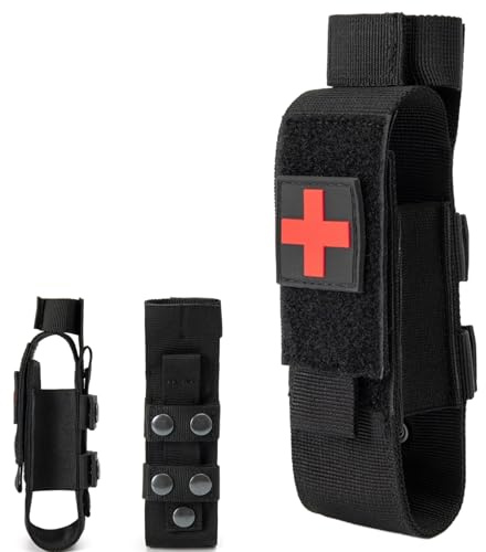 Porte-garrot tactique Molle, étui en nylon, imperméable, pour sports de plein air, camping, randonnée, escalade, premiers secours, urgence, EDC, équipement