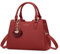 IGOLUMON Handtasche Damen Mittelgroß Tasche Leder Henkeltasche Damen-Henkeltaschen Tote Bag Handtaschen Taschen Schultertaschen Umhängetasche Schultertasche Damenhandtaschen Rot