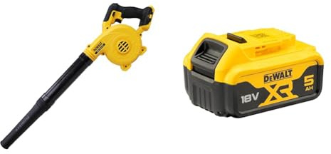DEWALT DCV100-XJ 18 V Li-Ion XR Compact Cordless Blower - Bare Unit + DEWALT Battery