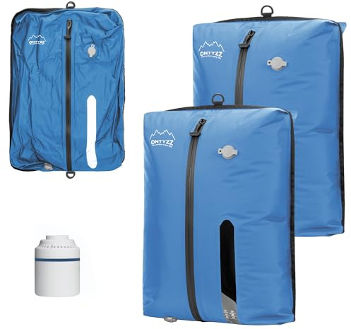 Sacchetti Salvaspazio Valigia Riutilizzabili Sacchetti Sottovuoto Vestiti TPU Borsa Sottovuoto Viaggio con IPX8 Cerniera Impermeabile Borse Organizer Cubi di Imballaggio per Zaino Bagaglio Mano