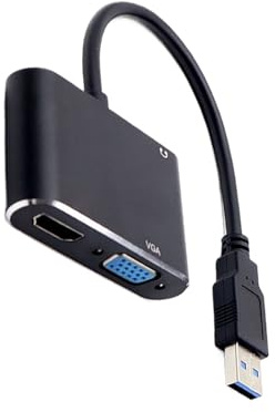 USB-Zu-HD-Adapter Für Monitor HD Auf USB Konverter | 1920X1080 Signalübertragung Für Fernseher Desktop PC Laptop