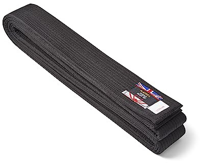 Playwell Martial Arts Black Deluxe Japanese Silk Master Belt (280cm)