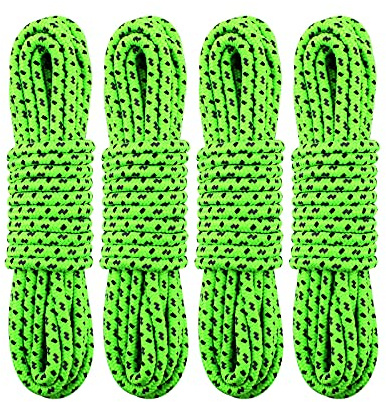 LUTER 4 St 5m Tältrep, Reflekterande Paracord Rep för Camping (2,5 mm)