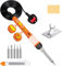 Soldering Iron Kit, Soldering-Iron 60w Electric Solder Iron Adjustable Temperature (200-450°C), Soldering Kit, 5 Tips, 17g Solder, Stand, Welding Tools