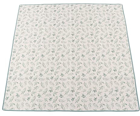 Spritzschutzmatte unter Dem Hochstuhl, 109,2 Cm, Mehrzweck-Anti-Rutsch-Bodenspritzmatte, Waschbare Bodenschutzmatte, Tragbare Spielmatte Mit Früherziehungsmuster Für Unordentliche Böden unter Dem(A)