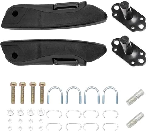 Paar Auto Sitzarmlehne, Universal Auto Armlehne Armstütze Einstellbar 0-120 Grad 38,5cm Verstellbare Universal Sitz Armlehne Handheld Rahmen für LKW PKW Wohnmobil T5 T6 Universal Auto Zubehör