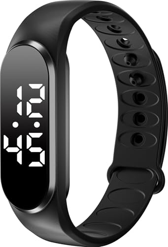 findtime Digitaluhr Herren Damen Uhr Schrittzähler ohne App und Handy Fitnessuhr Digitale Armbanduhr Kinder Uhr Wecker Schlaftracker Kalorien Schrittzähler Armband Sportuhr LED Stoppuhr Coutdown