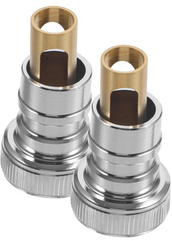 HOUDERCO 2pcs Water Barrier Kit Snap Coupling Adapter for Washing Machine Water Stop Joint for Hose