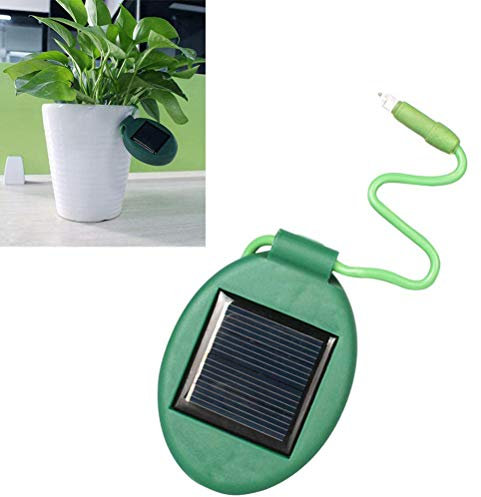 Akemaio Luces solares LED para jardín, luz Solar para Flores, Maceta, luz Decorativa, lámpara de Planta Verde Impermeable para Camino de jardín, Interior, Exterior