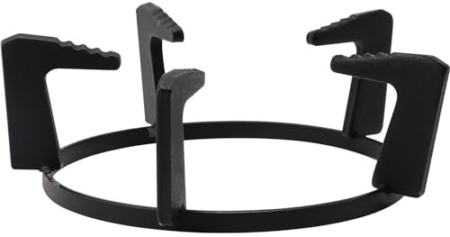 OSALADI Cast Iron Gas Stove Rack Anti- Wok Support Stand for Household Cooking Stable Pan Holder for Flat Base Pots Kitchen Accessory for Safe Cooking