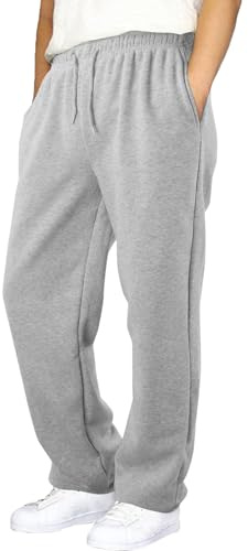 Pantalon de Jogging Homme Large Pantalons de Sport avec Cordon de Serrage et Poches Pantalon Décontracté Survetement Homme Jogging pour Quotidien Détente et Sorties