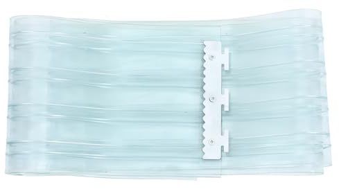 JOINPAYA PVC Türvorhang Transparent als Trennvorhang und Windschutzvorhang für Größere Hundehütten mit Vielseitiger Verwendung und Praktischem