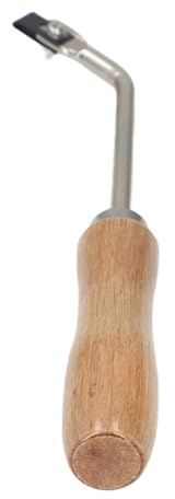 Eminchu Gouge à Rainurer pour Sol en Plastique PVC, Couteau à Rainurer en Bois de Hêtre avec Lames en Acier Durables