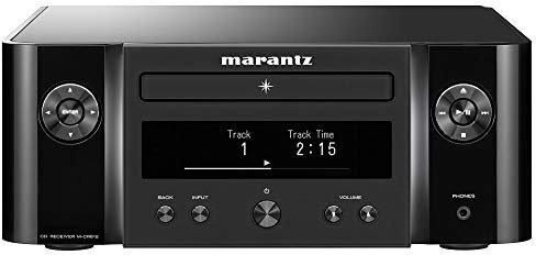 Marantz Melody X MCR612 HiFi Amplifier, Bluetooth Receiver, CD-Player, DAB+ Radio, Music Streaming, HEOS Multiroom, AirPlay 2, Google Assistant, Siri, Alexa Compatible, 2 TV Inputs - Black
