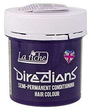 6 X New La Riche Directions Semi-Permanent Hair Color 88ml - Ultra Violet