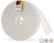 BAUHELD® Cinghia per tapparelle, 6 m, 14 mm, 20 mm, 23 mm, prodotta in Germania, adatta per tapparelle su porte e finestre, elevata resistenza agli strappi e stabilità ai raggi UV], bianco, beige