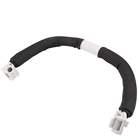 Mango para Cochecito, Parachoques para Cochecito de bebé, Mango Universal Ajustable para Cochecito, Manillar, Reposabrazos, Parachoques para Accesorios de Cochecito (BLACK)